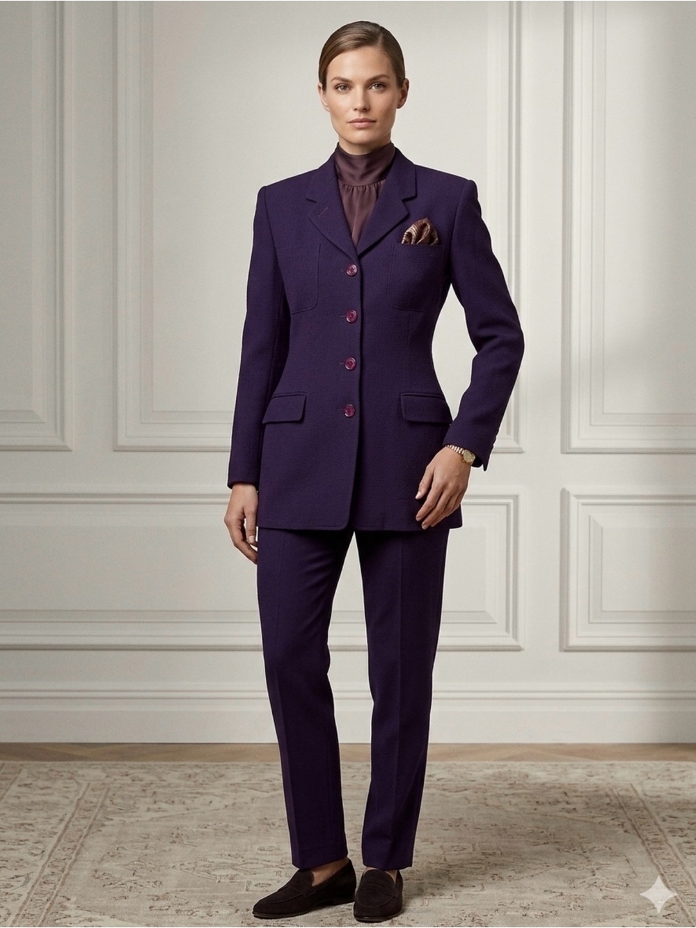 Jones New York Dark Purple Blazer